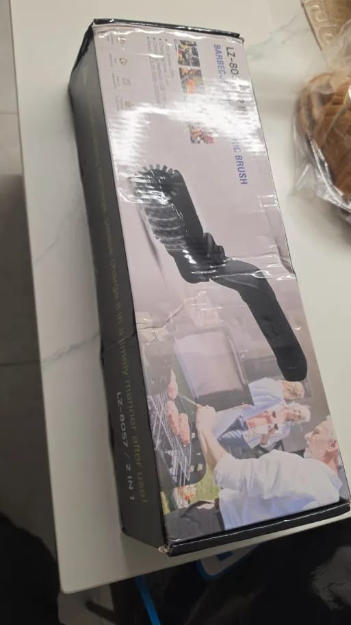 Customer photo review of GrillSpin Powered Grill Brush