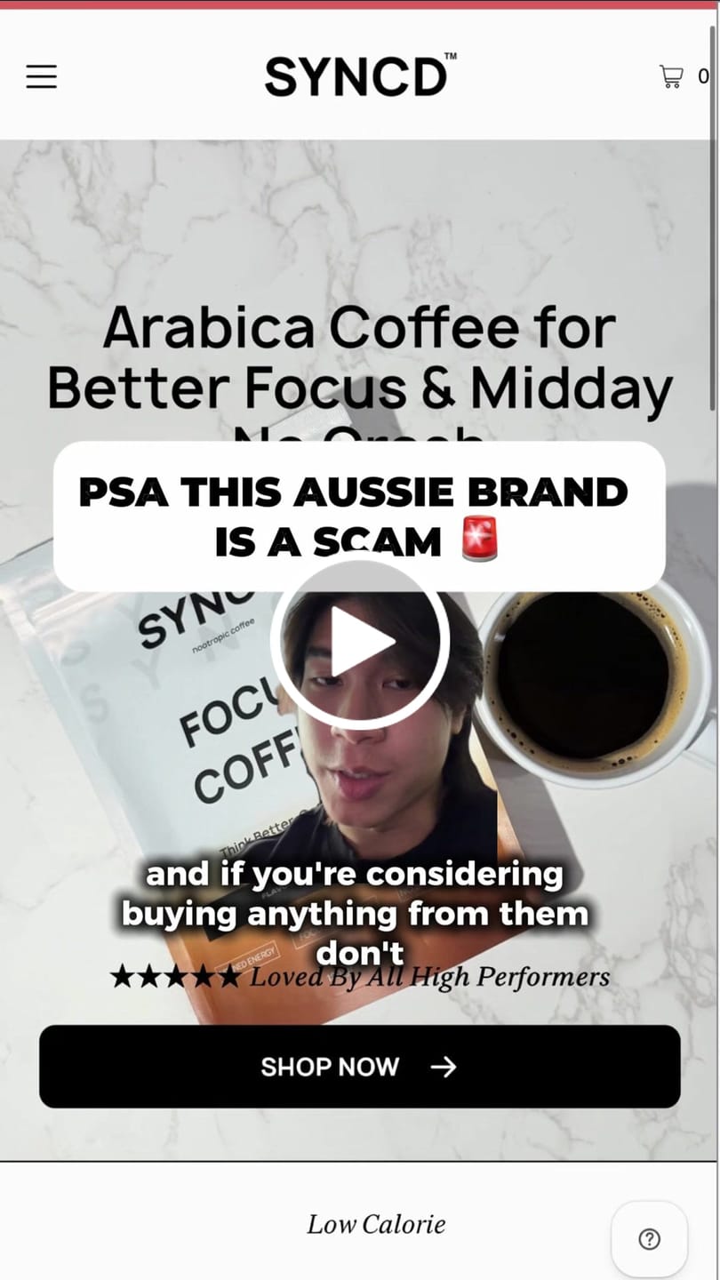 Customer video review of Protein Coffee with Hydrolysed Grass Fed Collagen