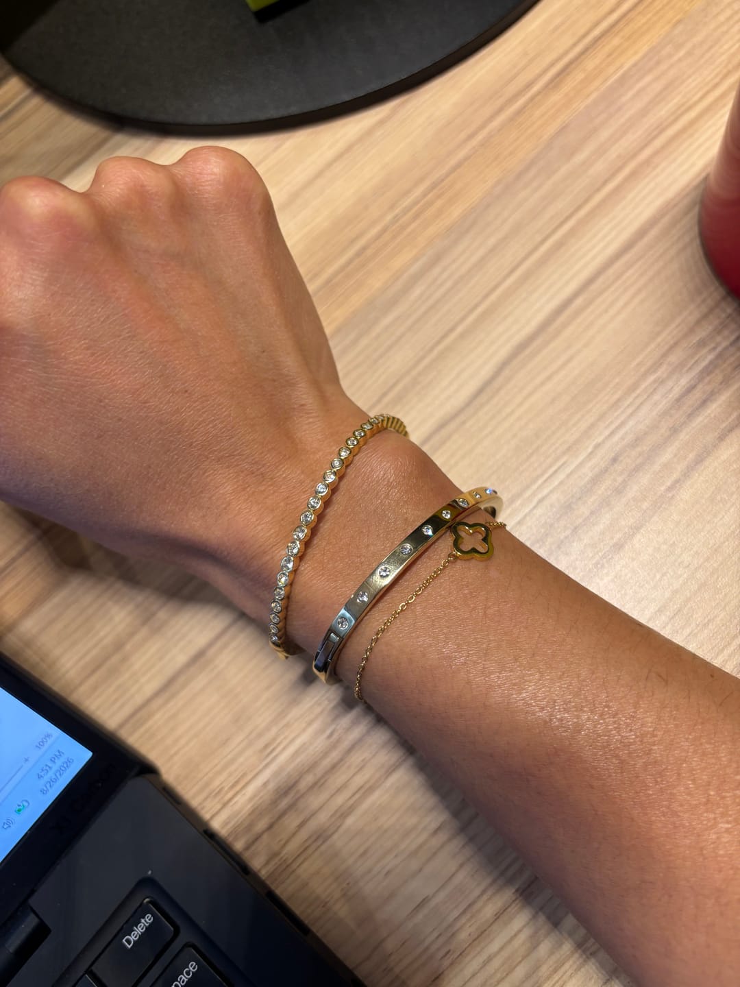 Customer photo review of Bezel Bangle