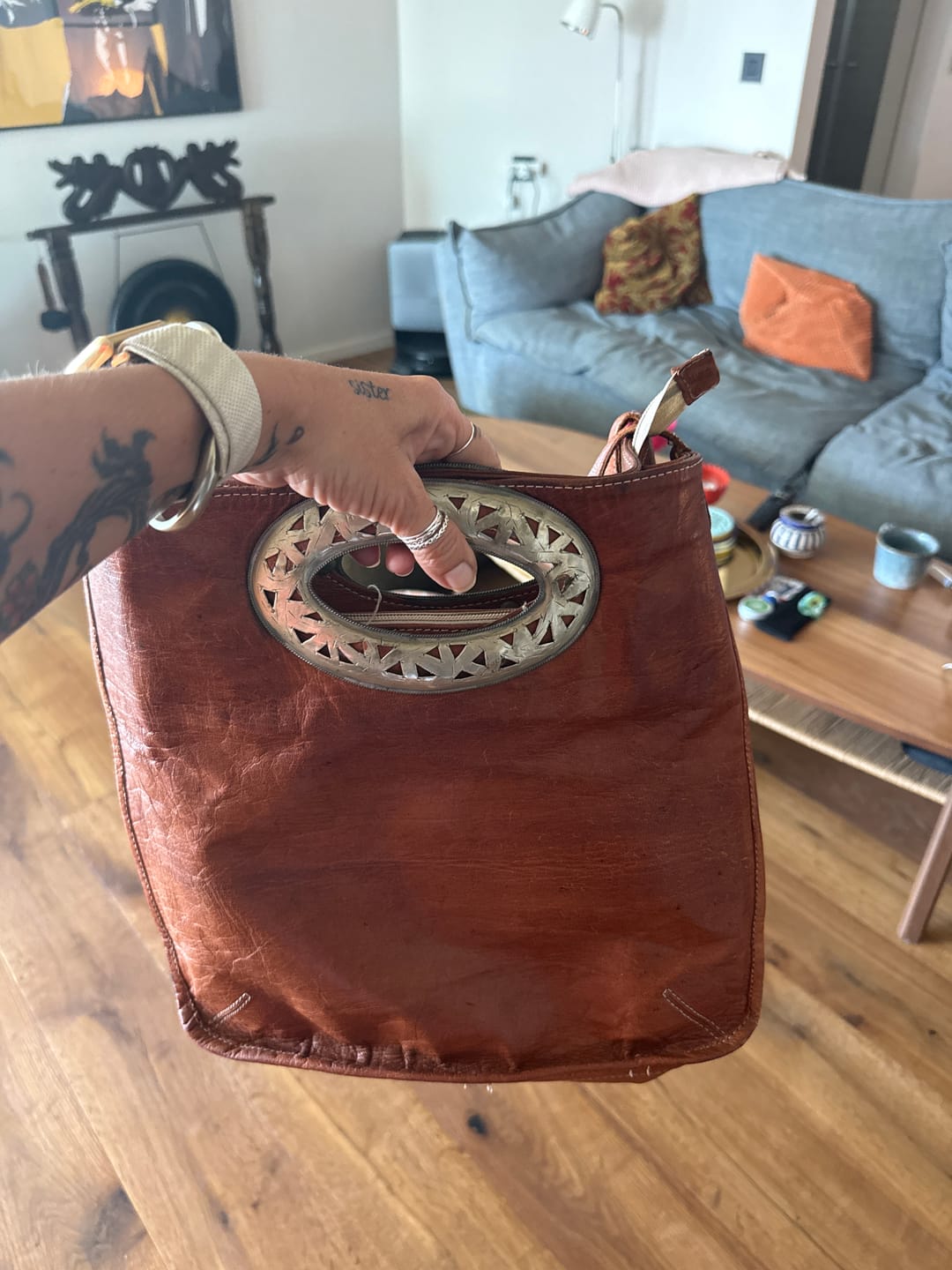Customer photo review of Saphir Universal Cream Leather Conditioner Care Shoes Bags Smooth Leather 150ml