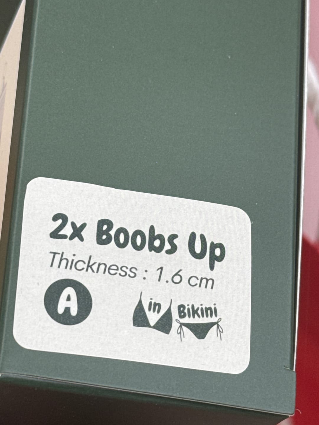 Customer photo review of 2X Boobs Up Nubra In Bikini (1.6 cm)