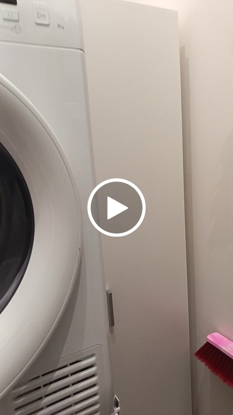 Customer video review of Armadio 1 Anta Mobile Multiuso in Legno Bianco 37x37x180 cm