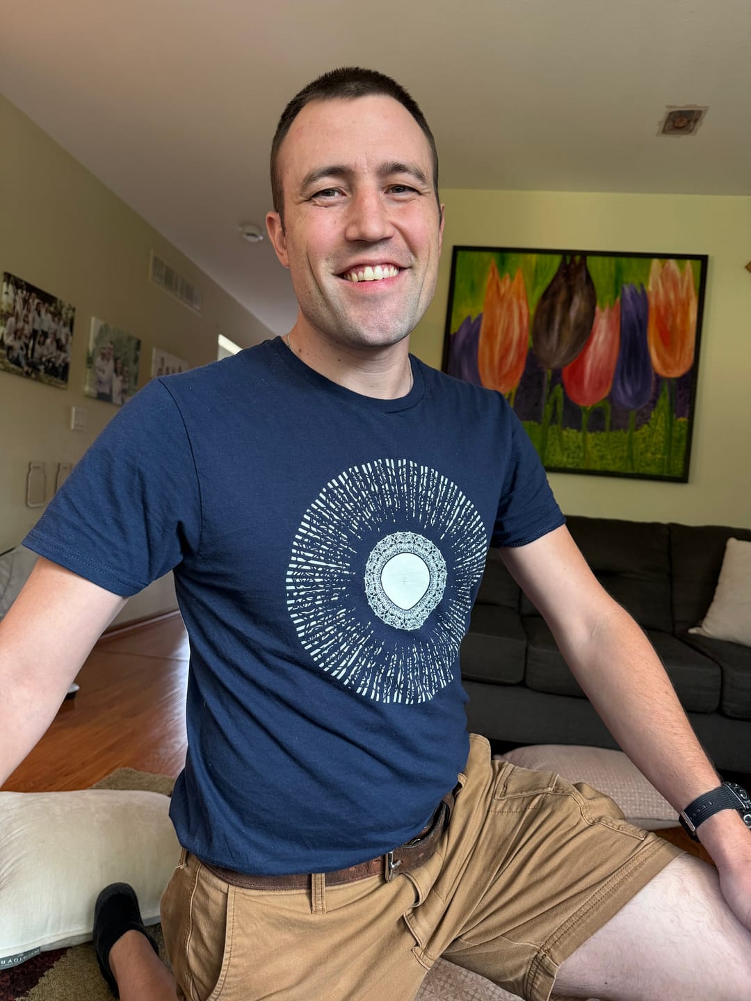 Customer photo review of Eucharist T-Shirt