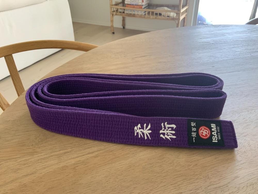 Customer photo review of Isami Purple Belt