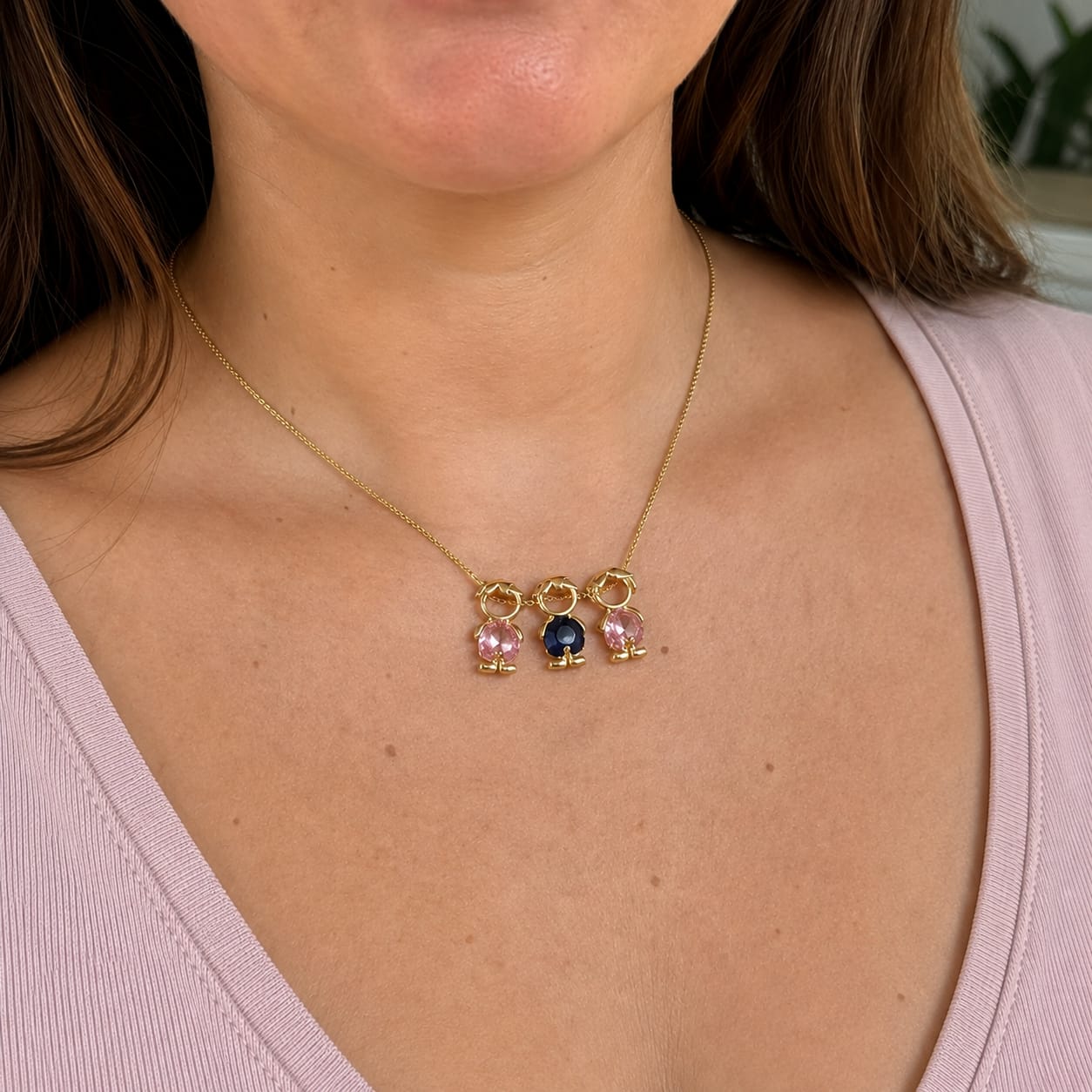 Customer photo review of Collier Personnalisé pour Maman