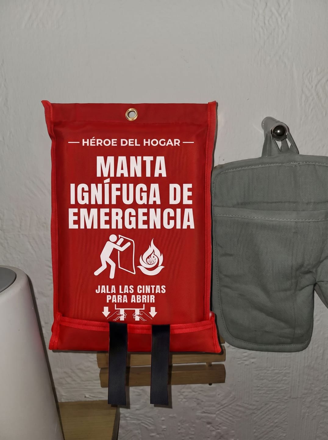 Customer photo review of Manta Ignífuga de Emergencia