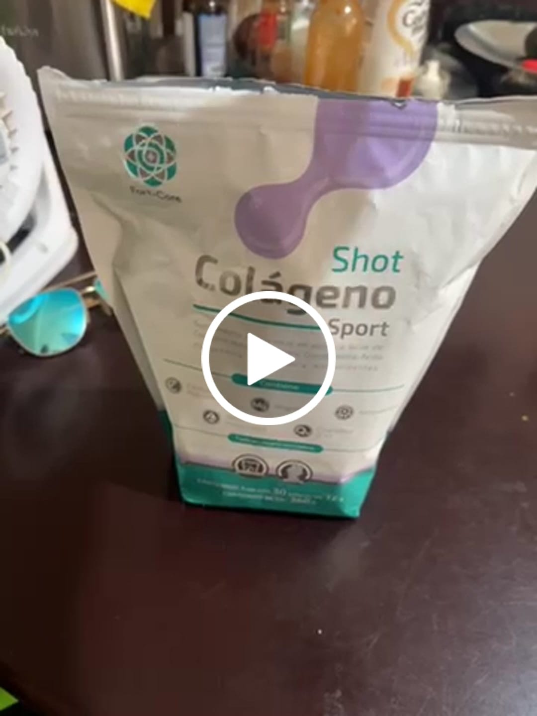 Customer video review of Shot Colágeno Fort Core | Colágeno hidrolizado | 30 sobres de 12 g