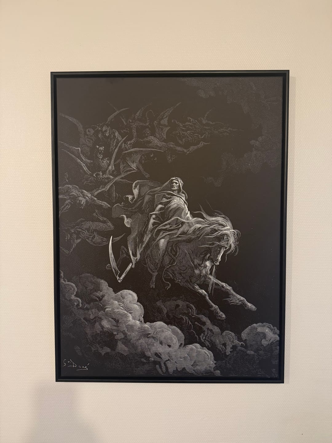 Customer photo review of Death on the Pale Horse | Gustave Doré | 1865