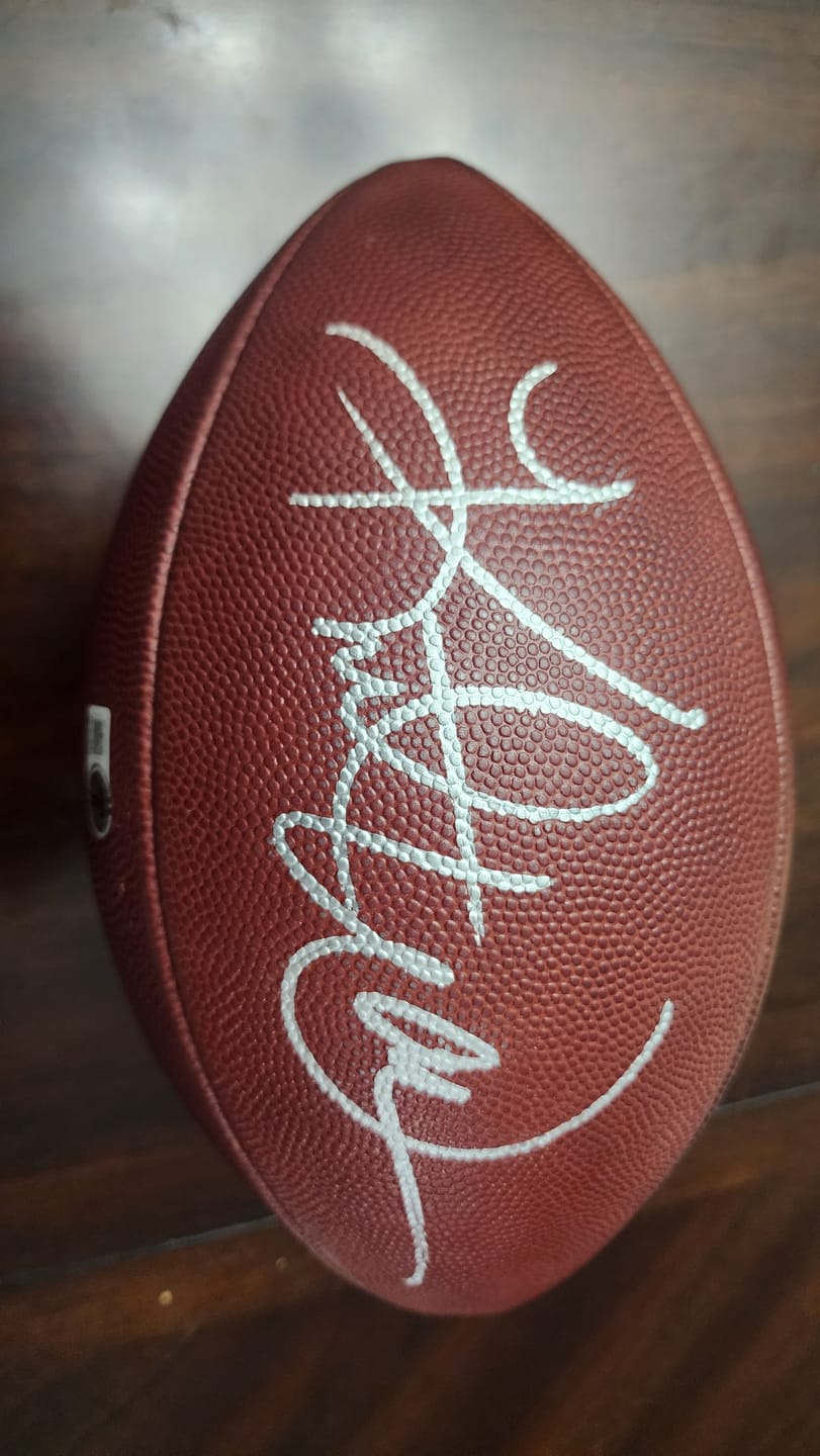 Customer photo review of Kurt Warner Autograph Signing