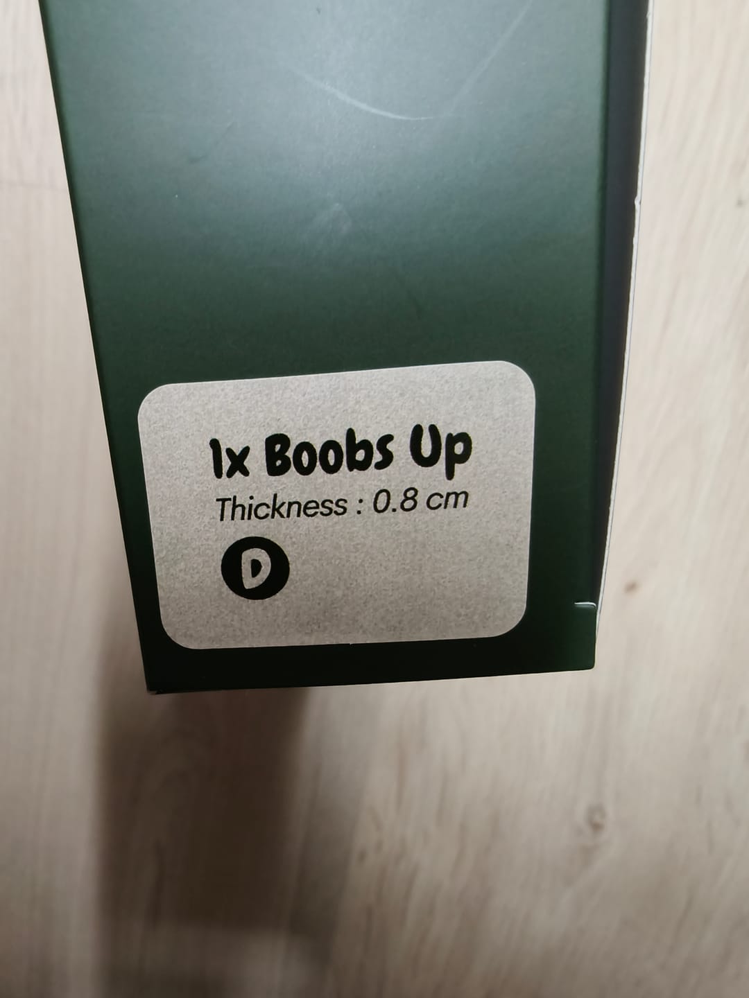Customer photo review of 1X Boobs Up Nubra In Skin (0.8 cm)