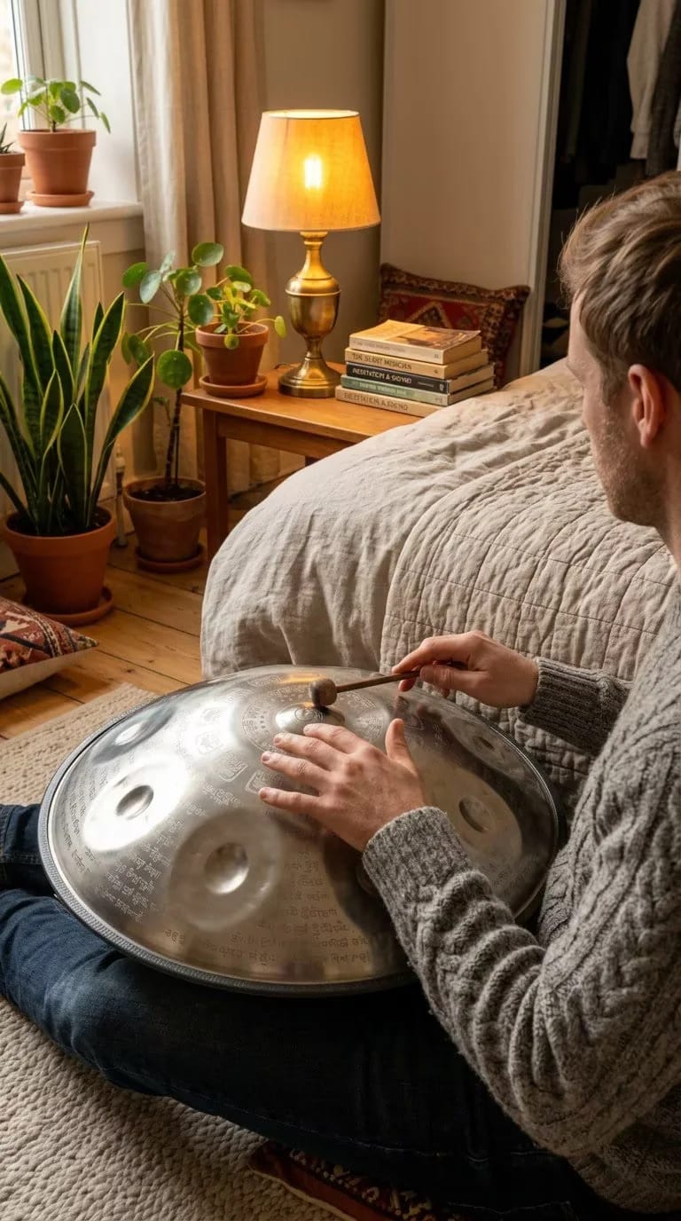 Customer photo review of Cosmos Tantra Tibetan Handpan - 9/10/12 Notes Gift Set