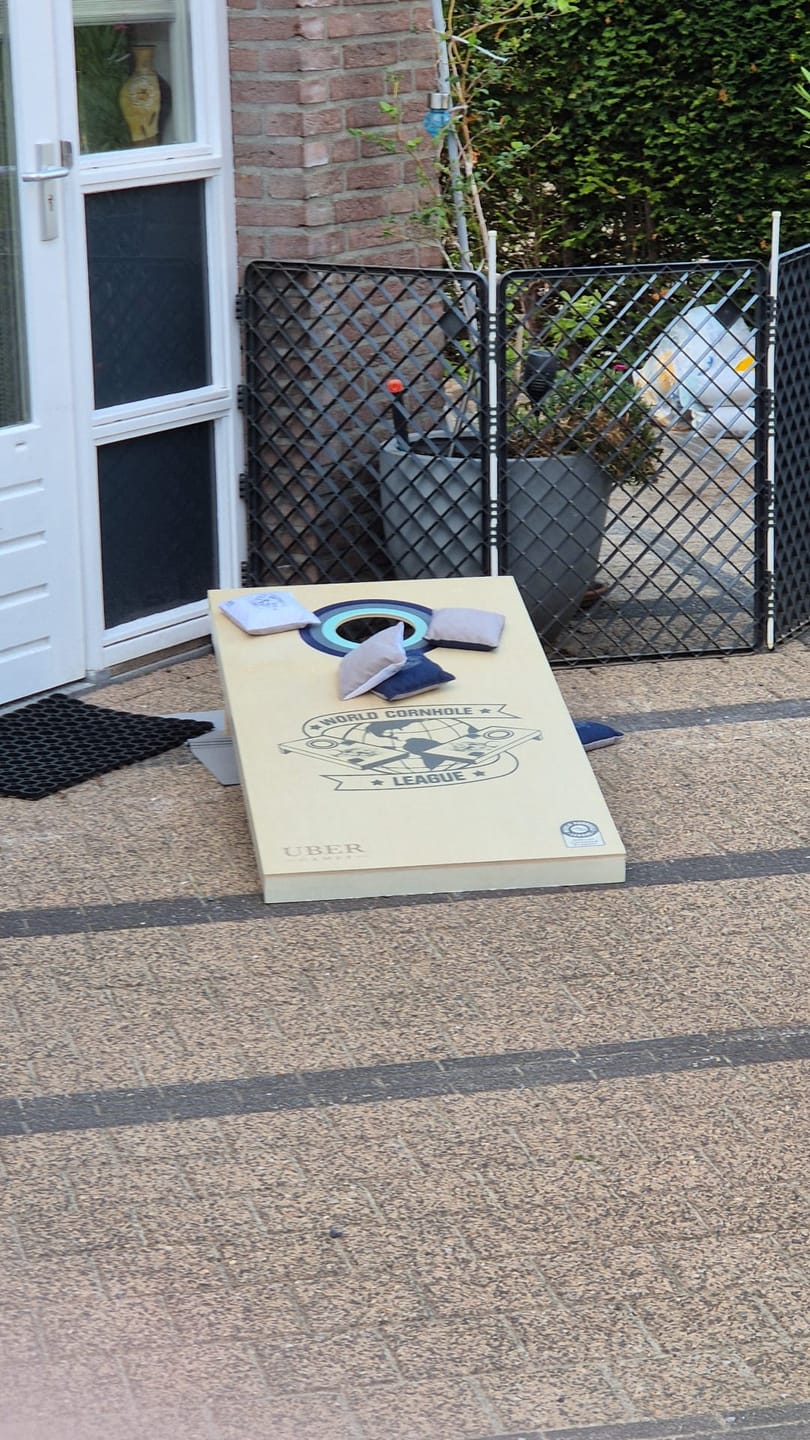 Customer photo review of Cornhole Double Board 120x60 cm