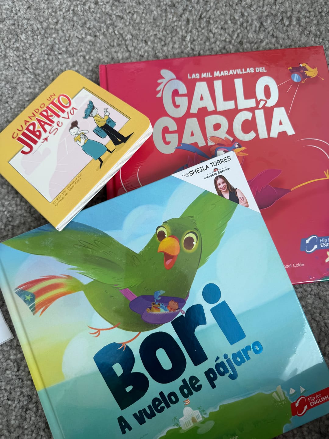 Customer photo review of Cuando un Jibarito se va | Mini Board Book