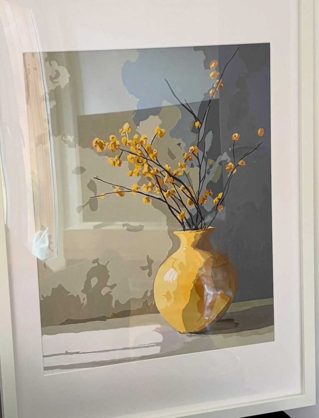 Customer photo review of Golden Vase | Paint by Number
