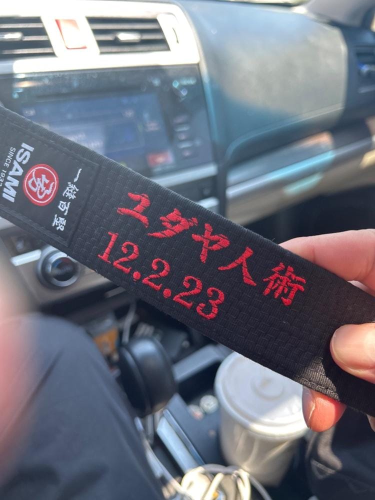 Customer photo review of Isami BJJ Black Belt Premium