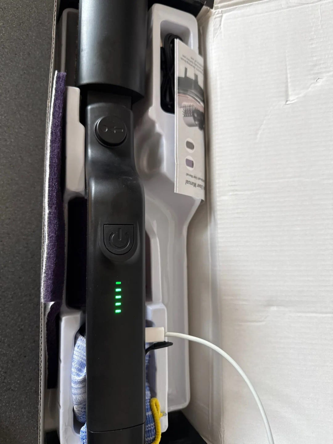 Customer photo review of GrillSpin Powered Grill Brush