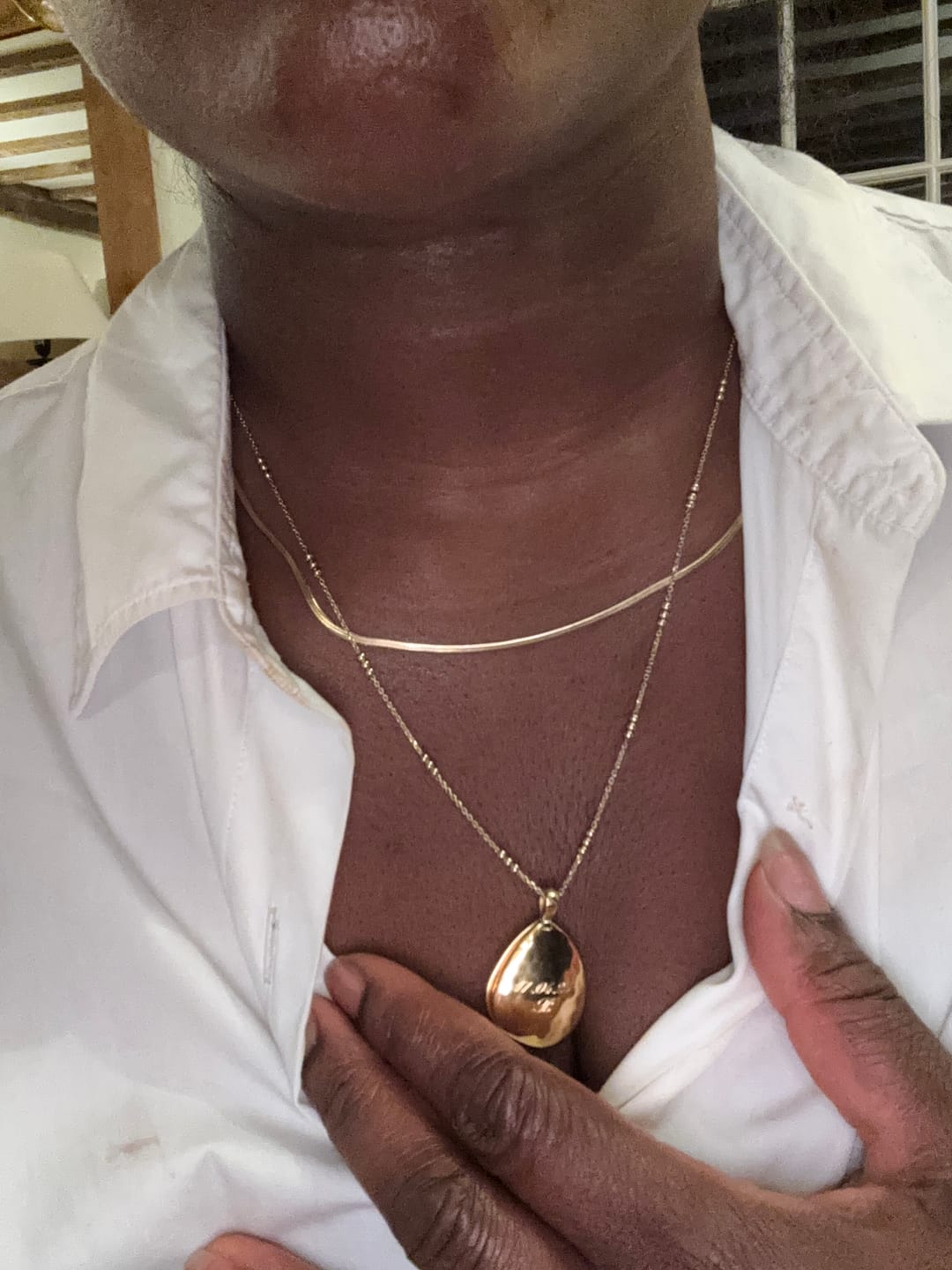 Customer photo review of Fine Essentials Necklace