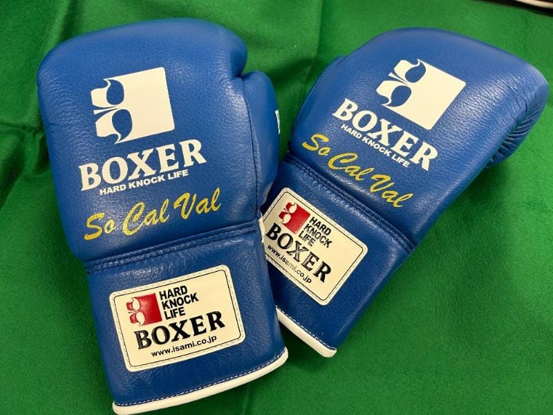 Customer photo review of Isami Pro Boxing Gloves