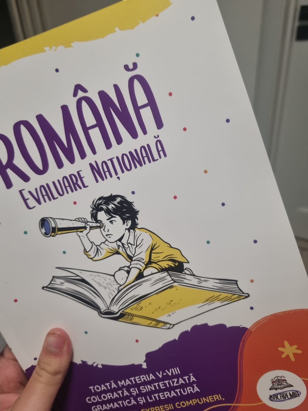 Customer photo review of Pachet Evaluare Națională (Română + Matematică) Bacademia