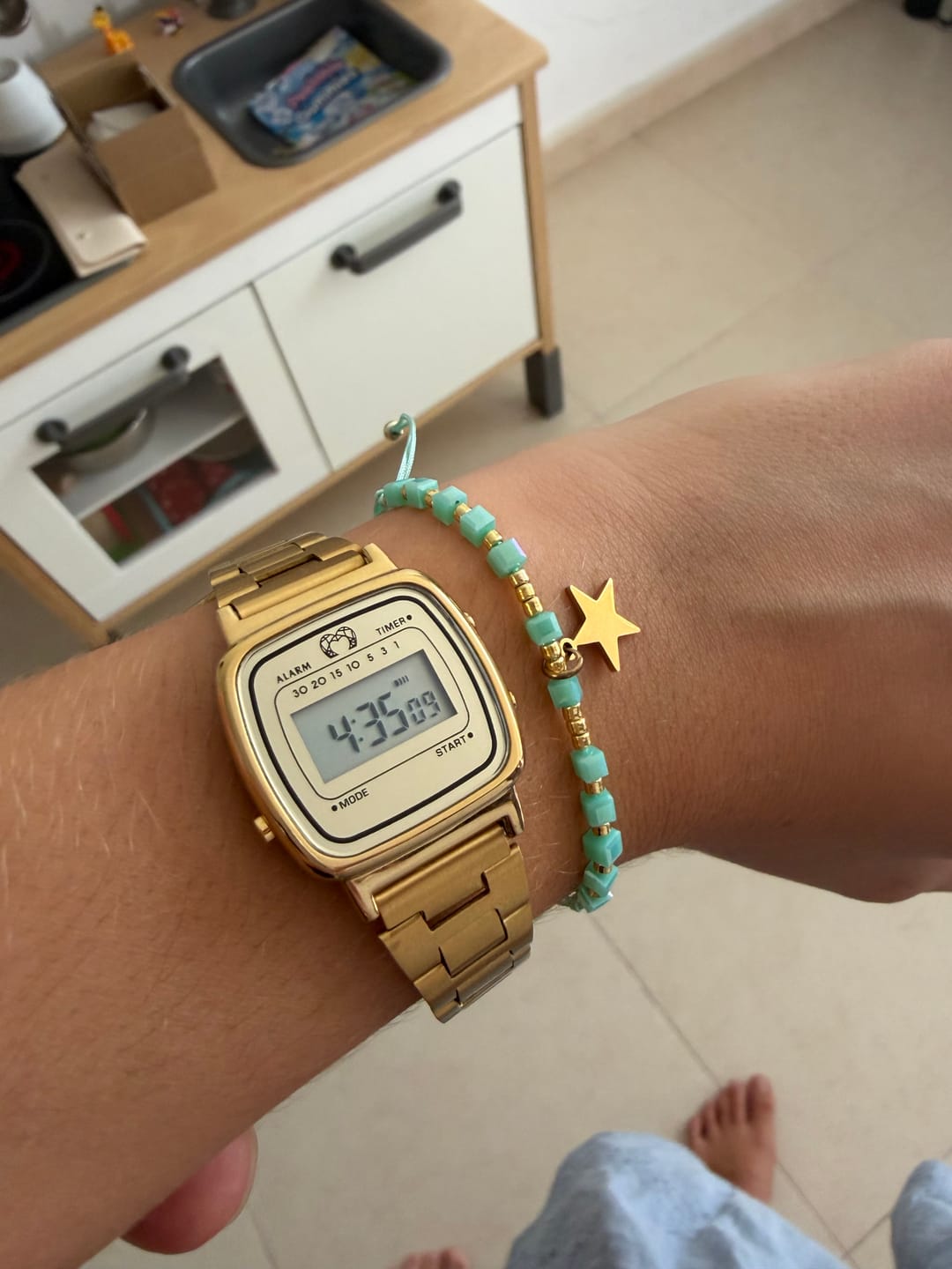 Customer photo review of Reloj Vintage Mini ~ GoldPassion