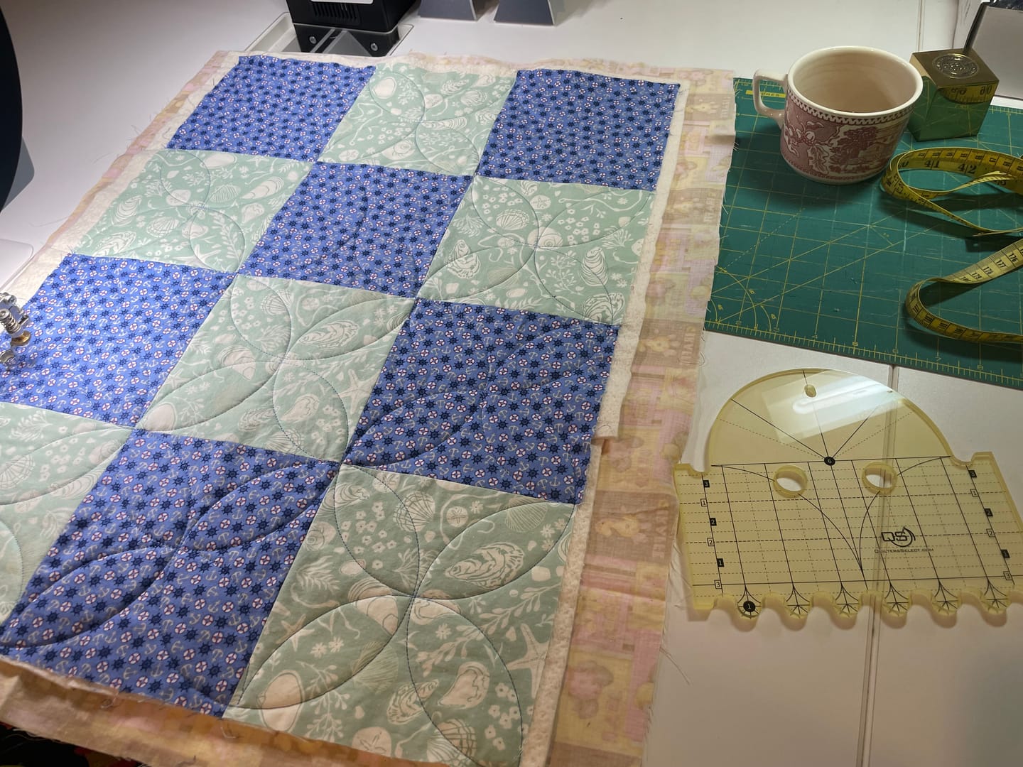 Customer photo review of Quilters Select, Diameter Arc Quilting Ruler