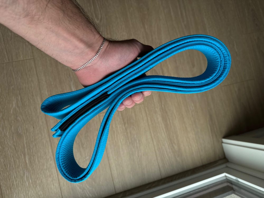 Customer photo review of Isami Light Blue Belt