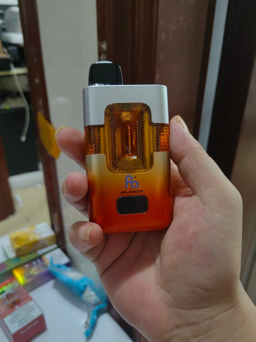 Customer photo review of Lemon Lime & Strawberry Watermelon Dual Flavor RandM FUMOT ECO 2IN1 50K Vape