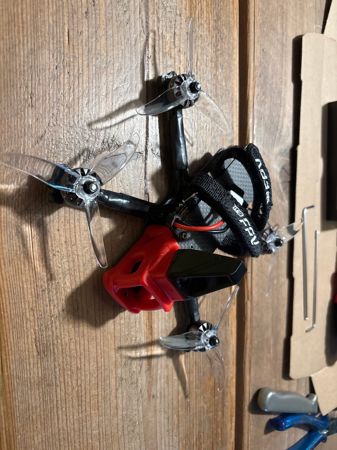 Customer photo review of ERA Mini Single Ultra Freestyle VTX Antenna Holder