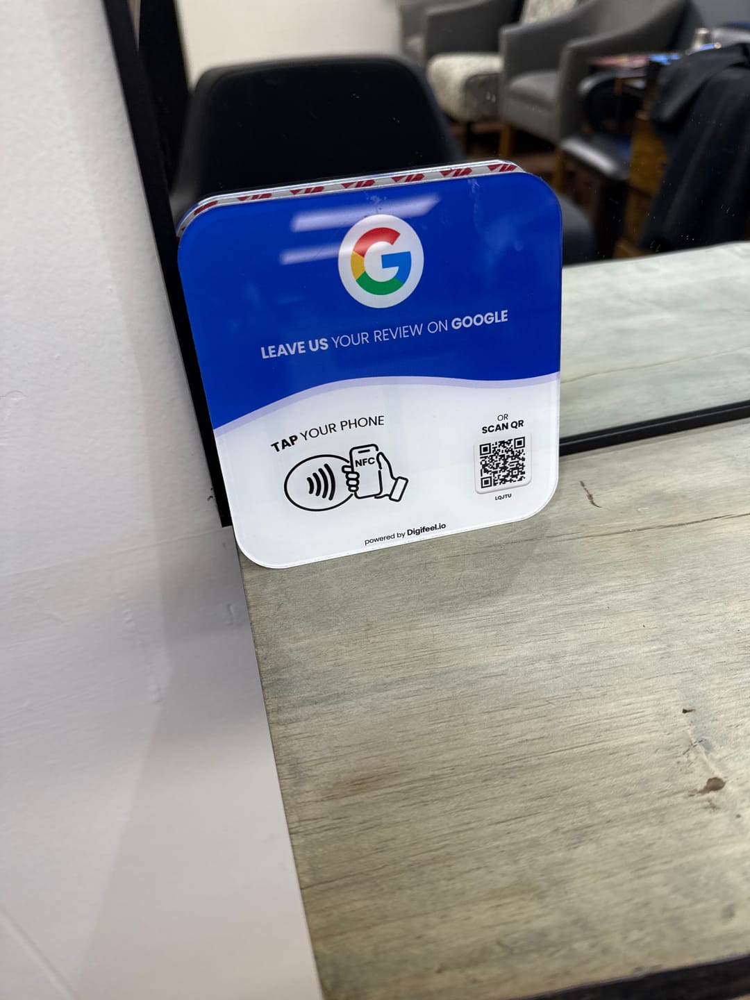 Customer photo review of Google Reviews - Plate