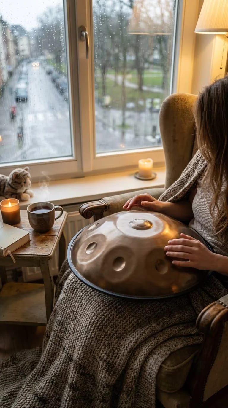Customer photo review of Cosmos Exquisite Handpan - 10 Notes D Minor Gift Set