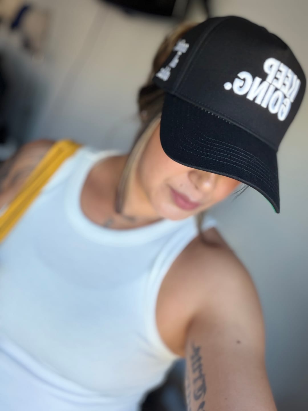 Customer photo review of KEEP GOING BLACK