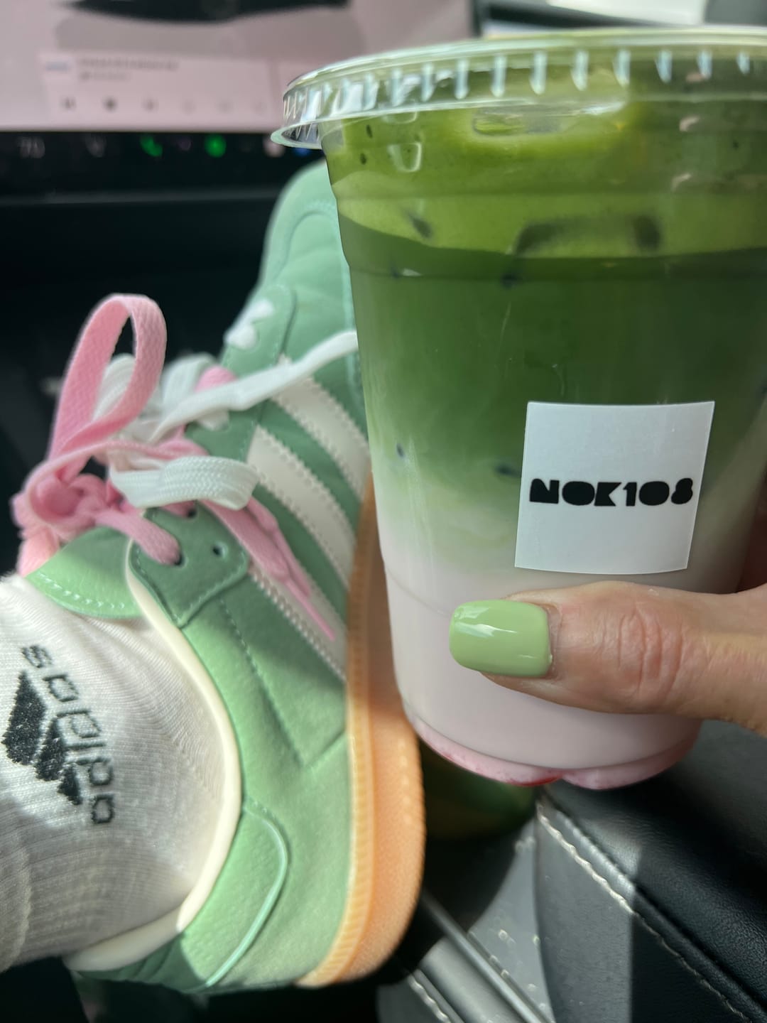 Customer photo review of Adidas Samba OG Molly-Mae Matcha