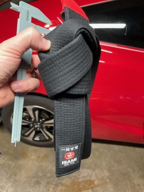 Customer photo review of Isami BJJ Black Belt Premium