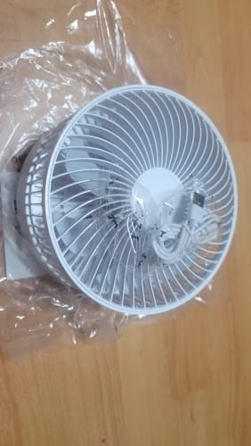 Customer photo review of Foldable USB Rechargeable Fan with Four Speeds and Timer