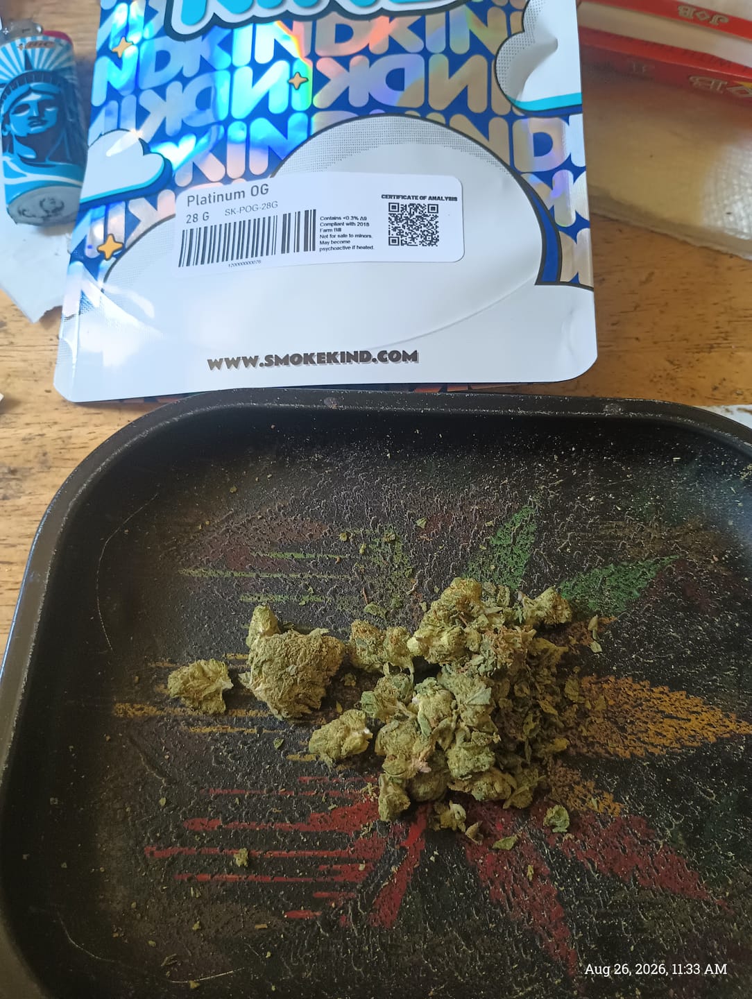 Customer photo review of Platinum OG - 28 Grams - Indica