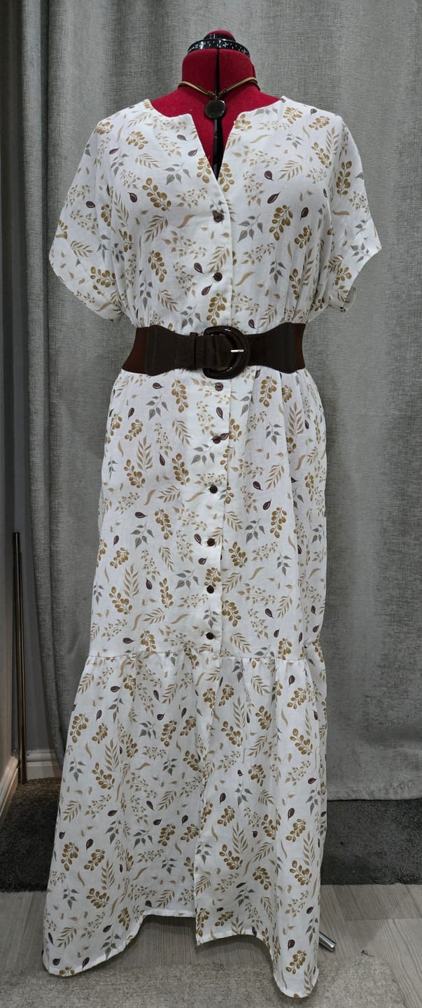 Customer photo review of Berry Blossom Flat Double Gauze Fabric