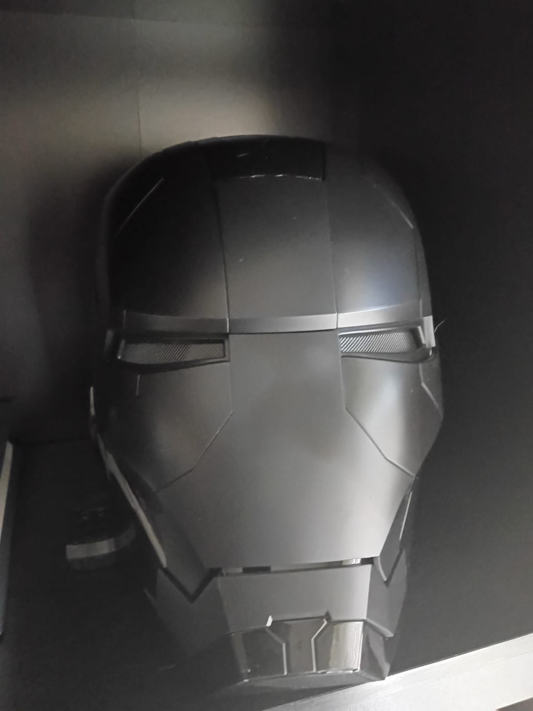 Customer photo review of Autoking MK5 IronMan Helmet — Voice Control, JARVIS, LED Eyes, 1:1 Wearable