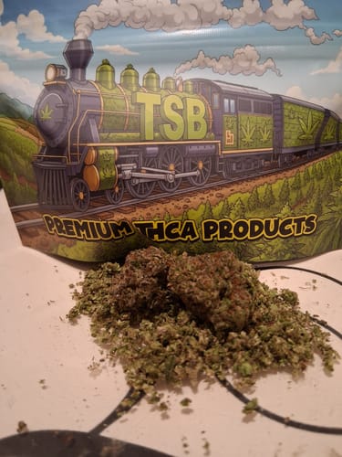 Customer photo review of Tropicana Cherry THCA Flower