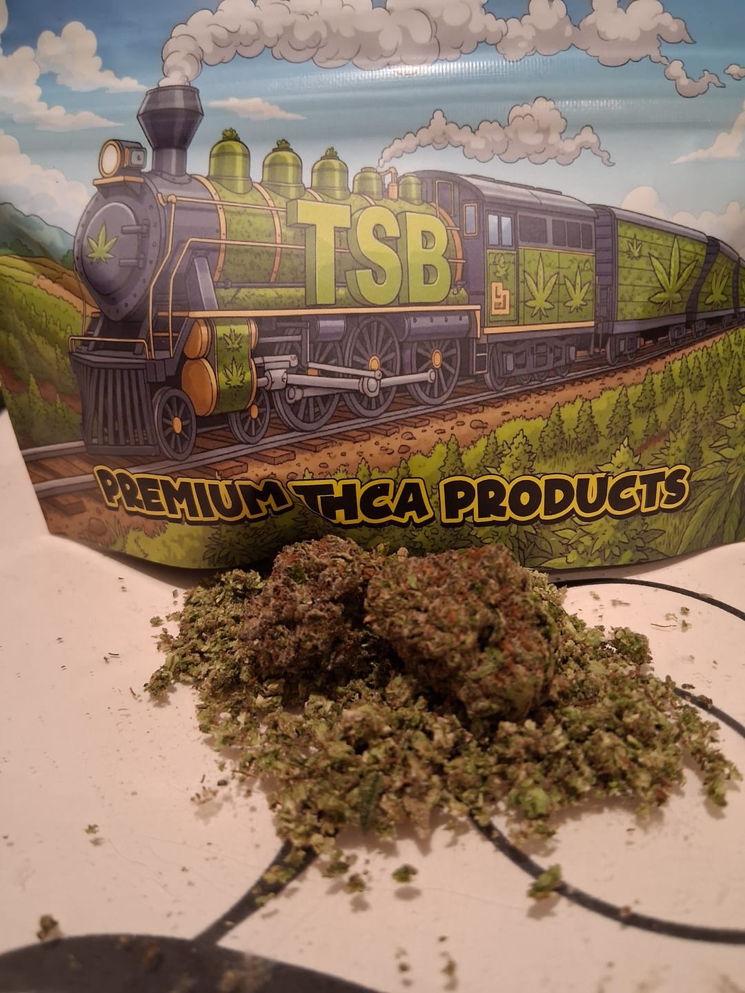Customer photo review of Tropicana Cherry THCA Flower