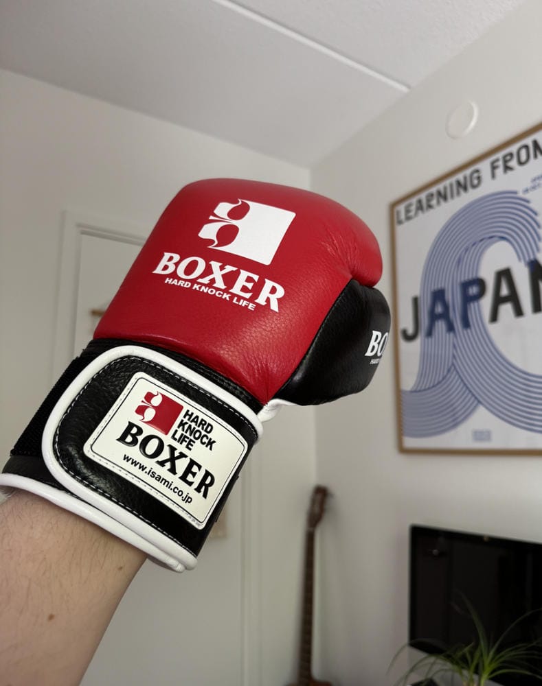 Customer photo review of Isami Boxing Sparring Gloves