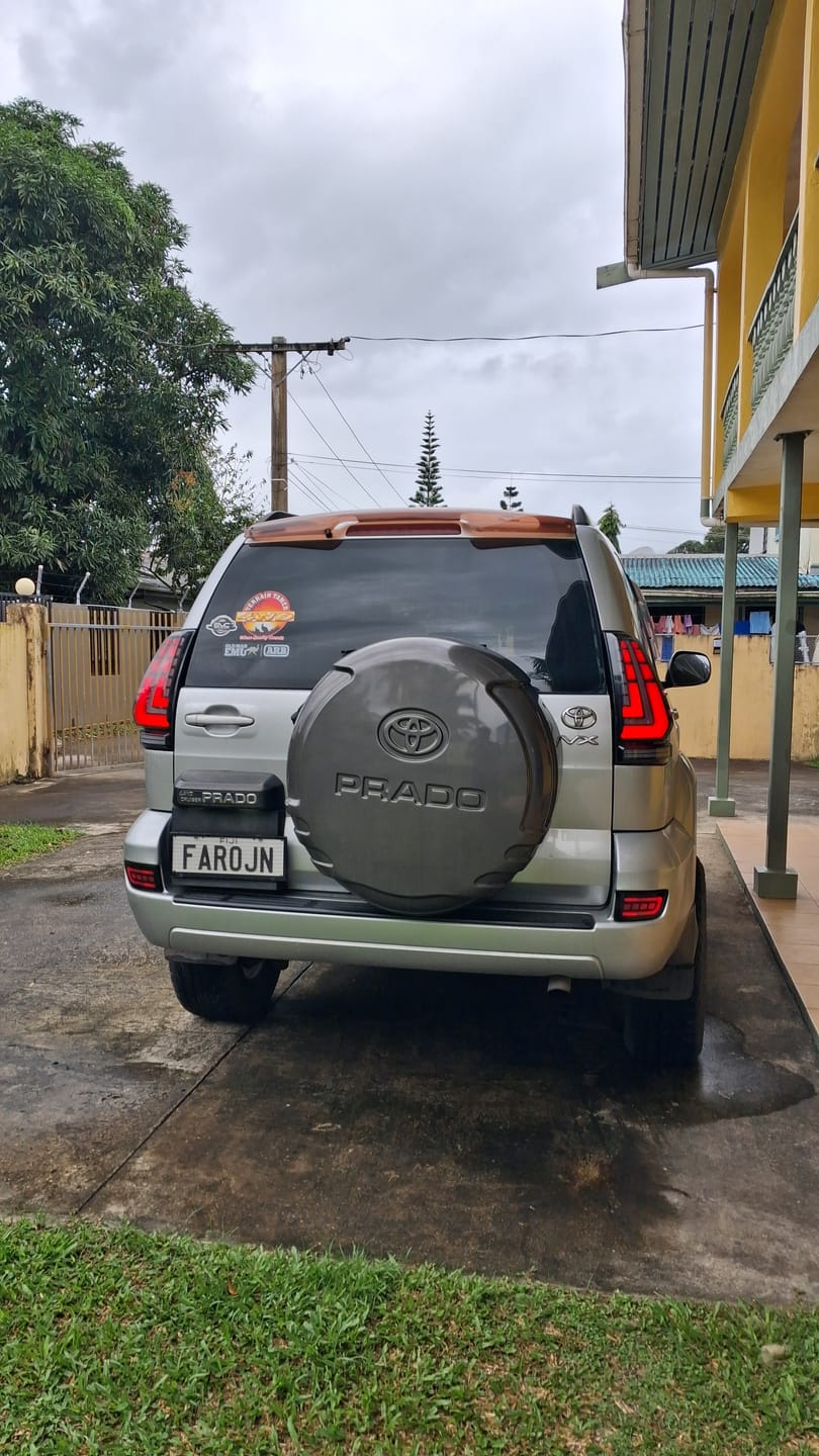 Customer photo review of Blacked Out Toyota 120 Prado Tail Lights 2003-2009