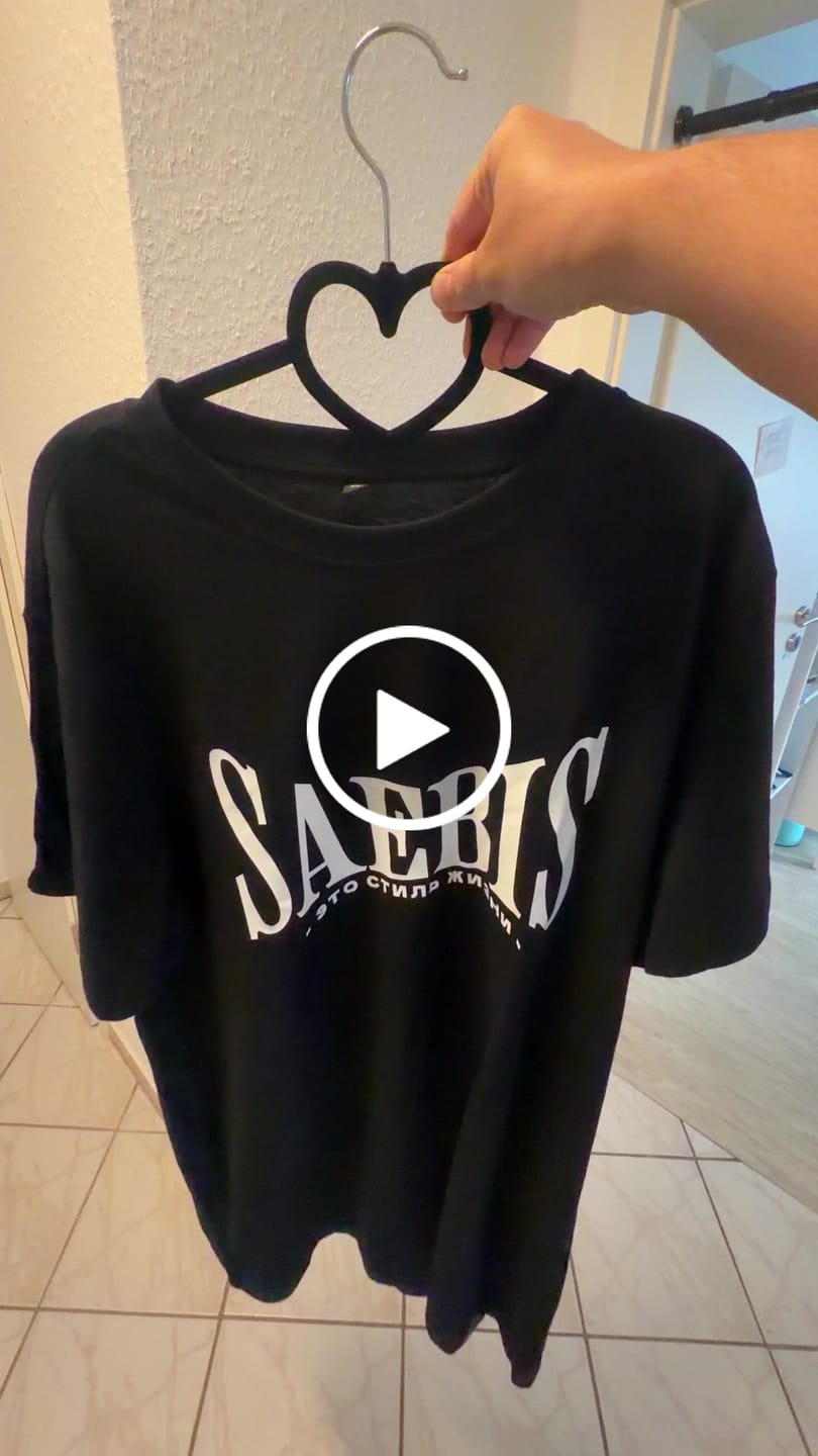 Customer video review of SAEBIS® 2.0 Herren T-Shirt schwarz