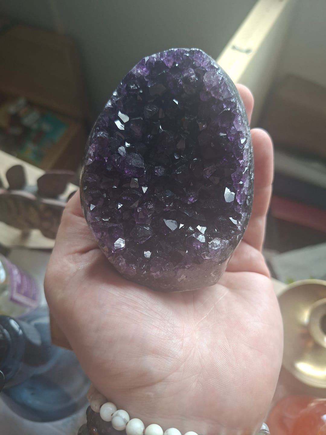 Customer photo review of Géode d'Améthyste
