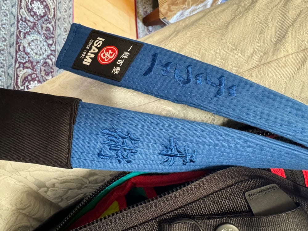 Customer photo review of Isami Blue Belt
