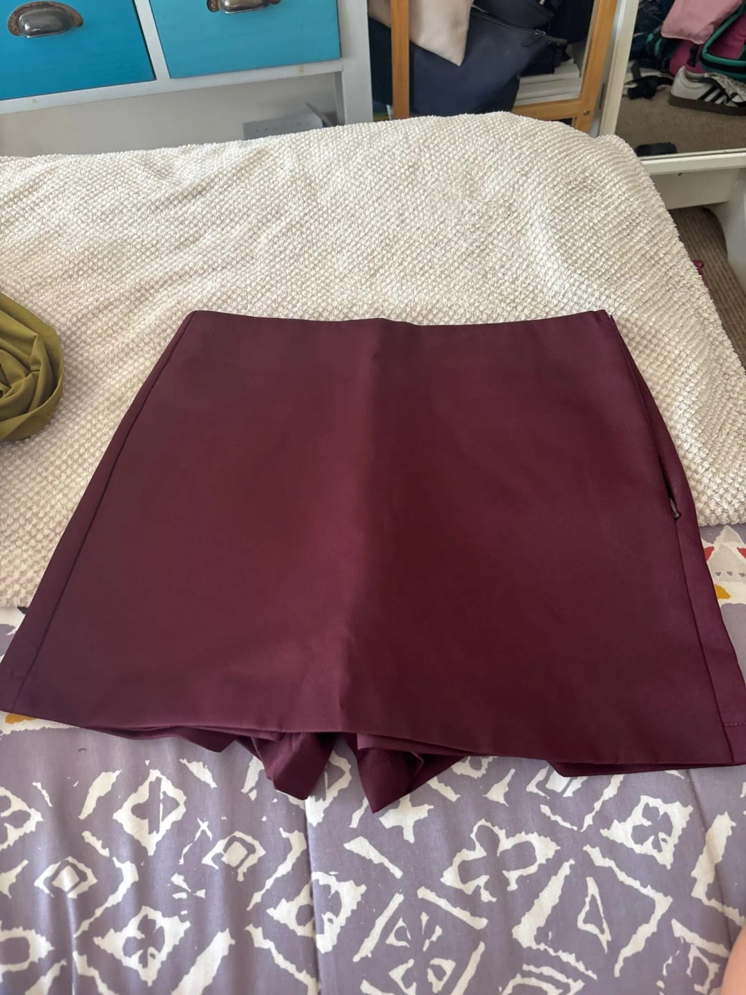 Customer photo review of Tailored High-Waisted Skort