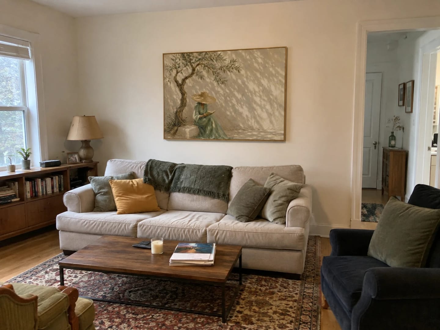 Customer photo review of Expressive Contemporary Art｜Quiet Afternoon with Olive Light