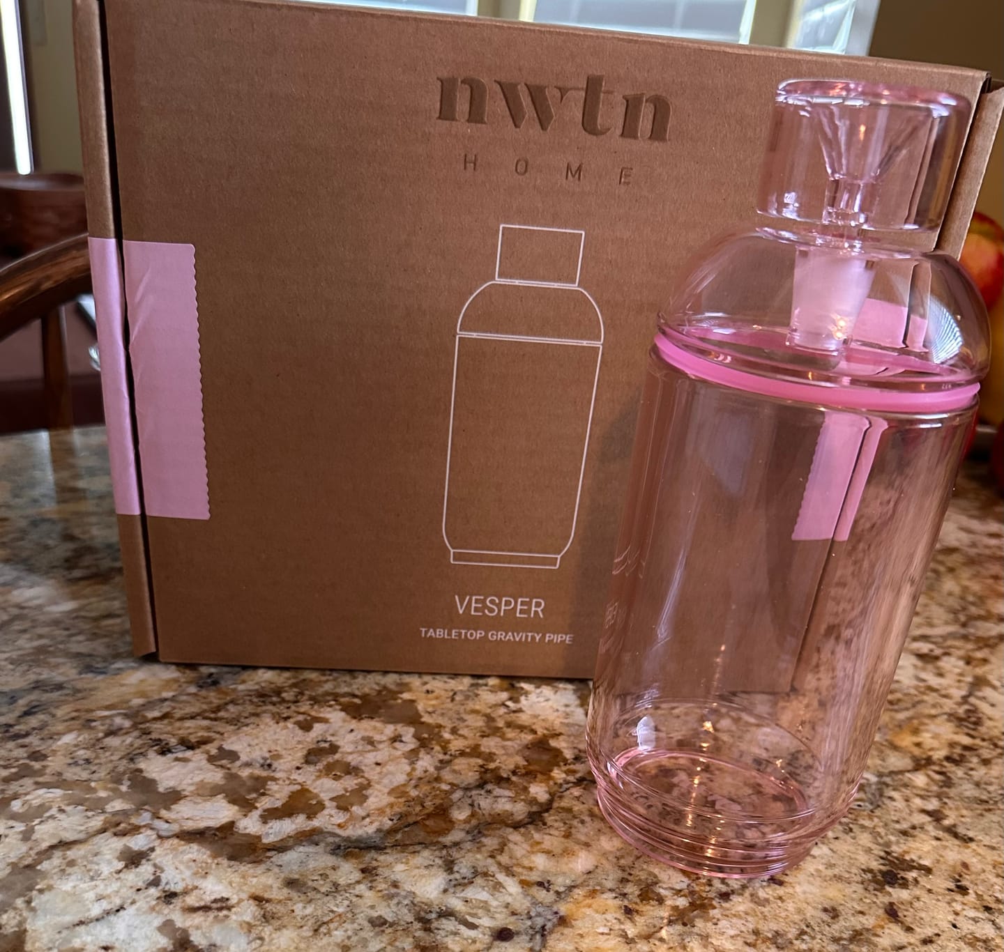 Customer photo review of Vesper Gravity Bong