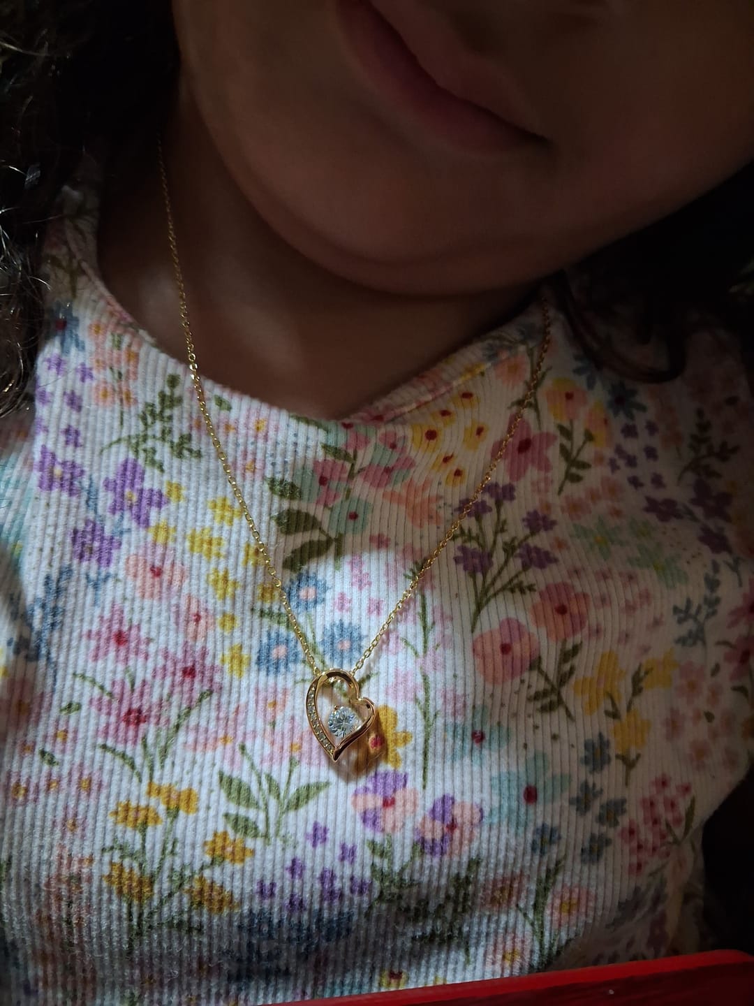 Customer photo review of מתנה לאישה - שרשרת לאישה עם ברכה והקדשה מרגשת