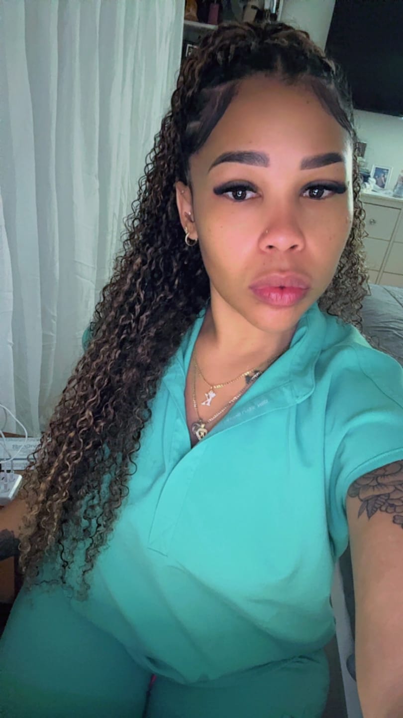 Customer photo review of #4/27 Mix Color Blend Water Deep Wave Human Crochet Hair