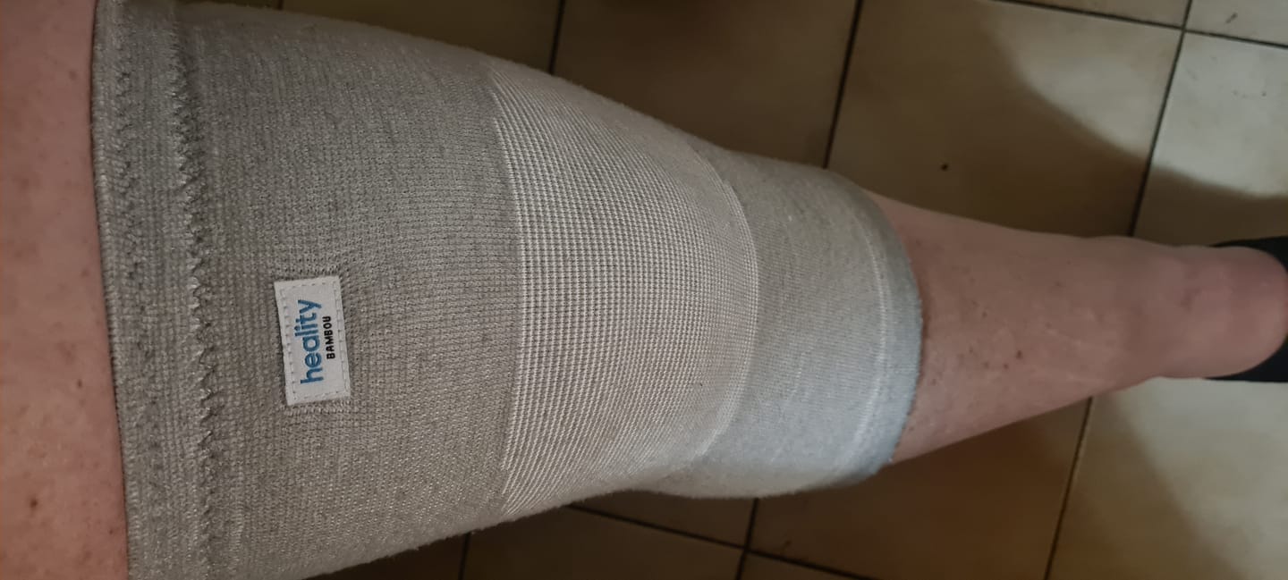 Customer photo review of Genouillère de Compression